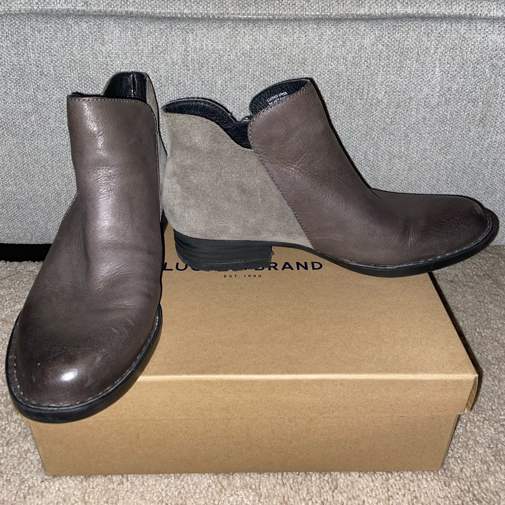 Born - Hand Crafted Footwear - Grey Booties